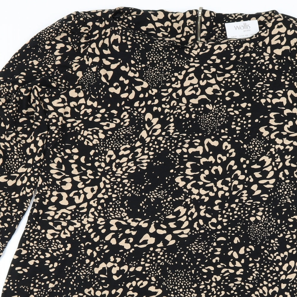 Wallis Womens Multicoloured Animal Print  Basic Blouse Size 12