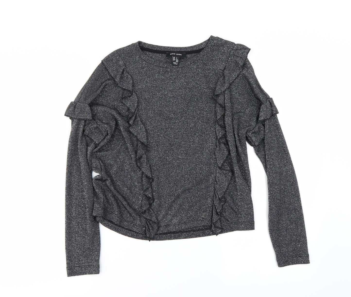 New Look Womens Grey   Basic T-Shirt Size S