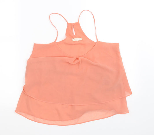 Berkshire Womens Orange   Basic Blouse Size S
