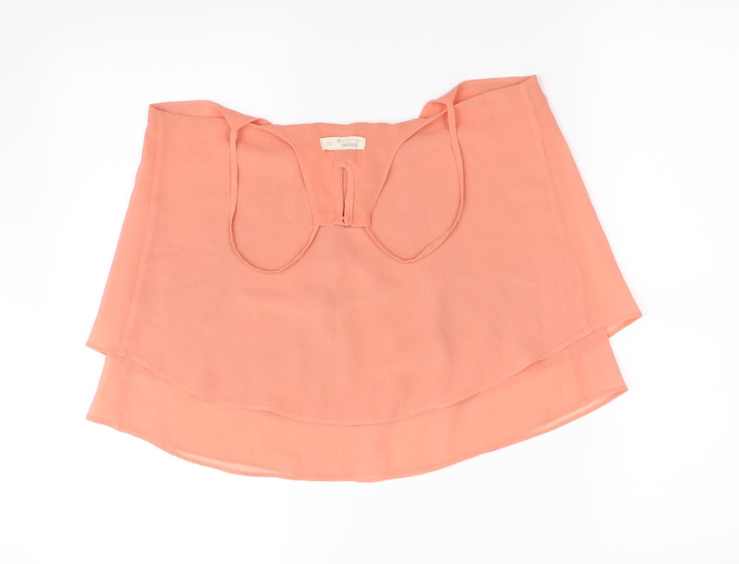 Berkshire Womens Orange   Basic Blouse Size S