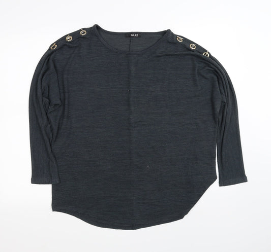 Quix Womens Blue   Pullover Jumper Size M