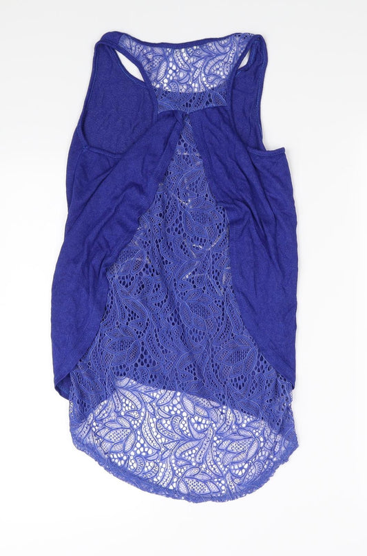 love look Womens Blue   Basic Blouse Size M