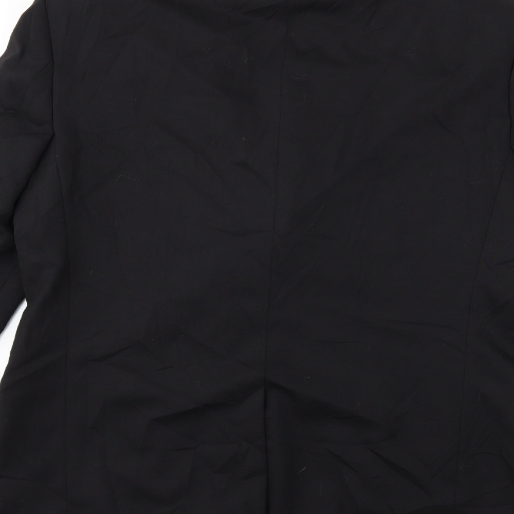 Preworn Mens Black   Jacket Suit Jacket Size 40