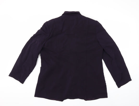 Personal Choice Womens Purple   Jacket  Size 16
