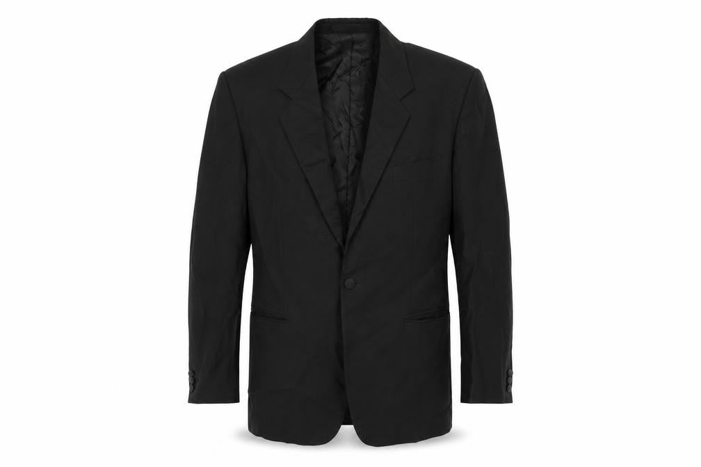Front view of Marks & Spencer men’s black jacket suit jacket, size 42