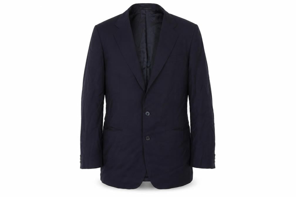 Preworn Mens Blue   Jacket Suit Jacket Size 42