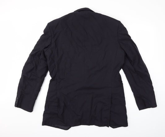 Preworn Mens Blue   Jacket Suit Jacket Size 42