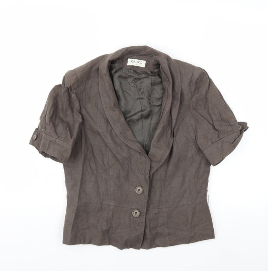 Kaliko Womens Brown   Jacket Coat Size 14