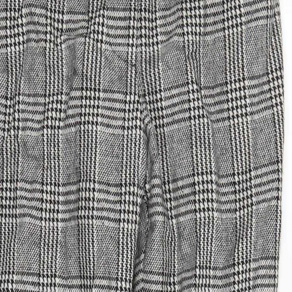 FOREVER 21 Womens Black Houndstooth  Trousers  Size S L25 in