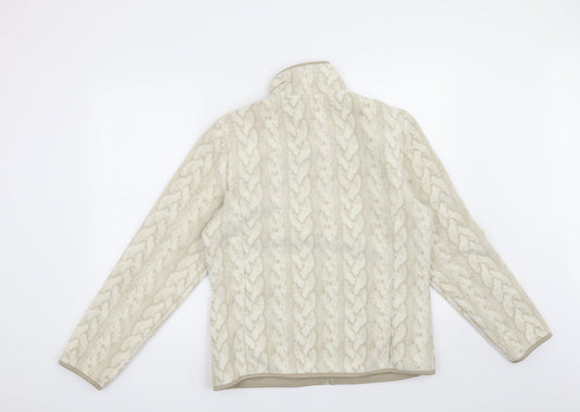 Effeti Moda Womens Beige   Jacket  Size L