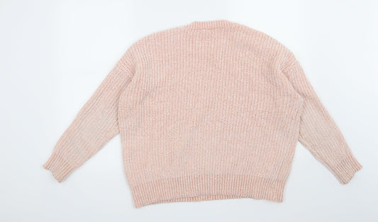 Dorothy Perkins Womens Pink   Pullover Jumper Size 12