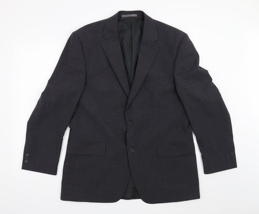 Preworn Mens Grey   Jacket Suit Jacket Size 42