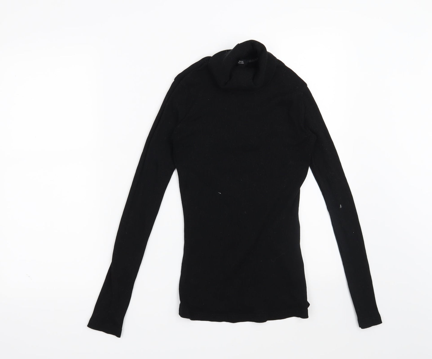 River Island Womens Black   Pullover Sweatshirt Size 6