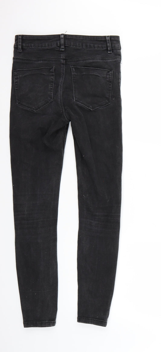Preworn Womens Black   Skinny Jeans Size 28 L26 in