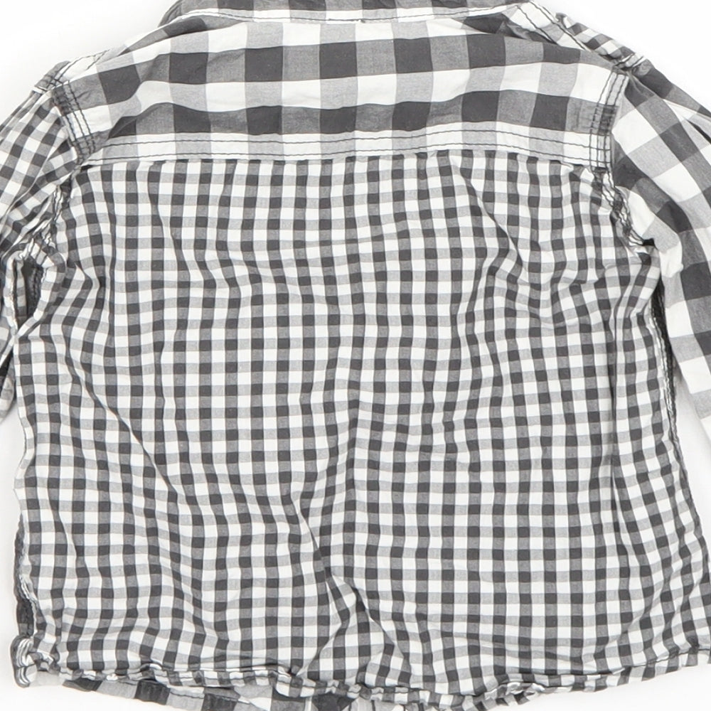 F&F Boys Grey   Basic Button-Up Size 9-12 Months
