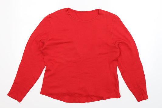 Preworn Womens Red   Basic T-Shirt Size M