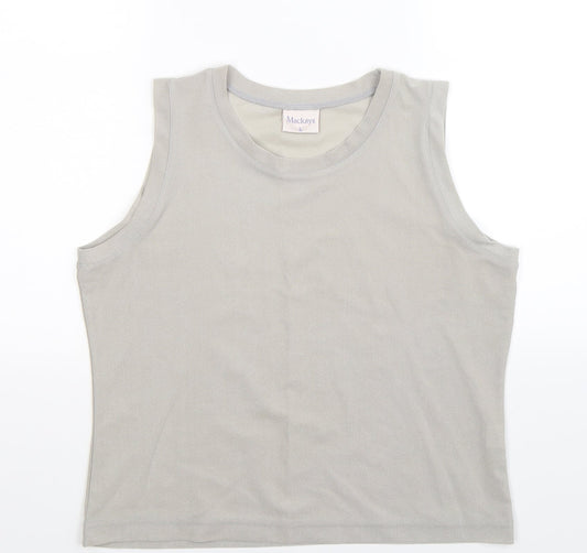 Mackays Womens Silver   Basic Tank Size L