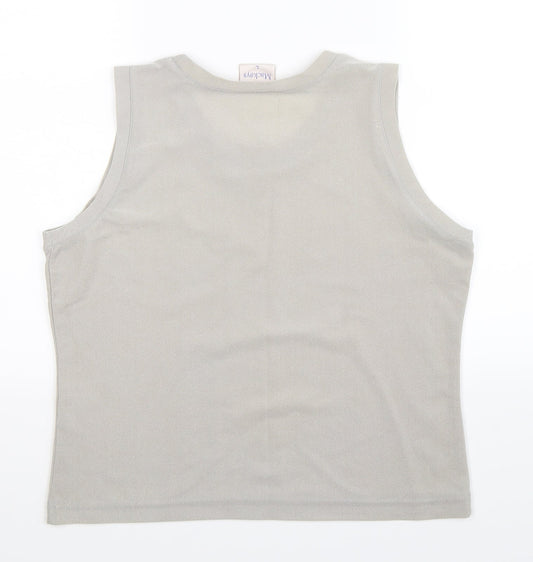 Mackays Womens Silver   Basic Tank Size L