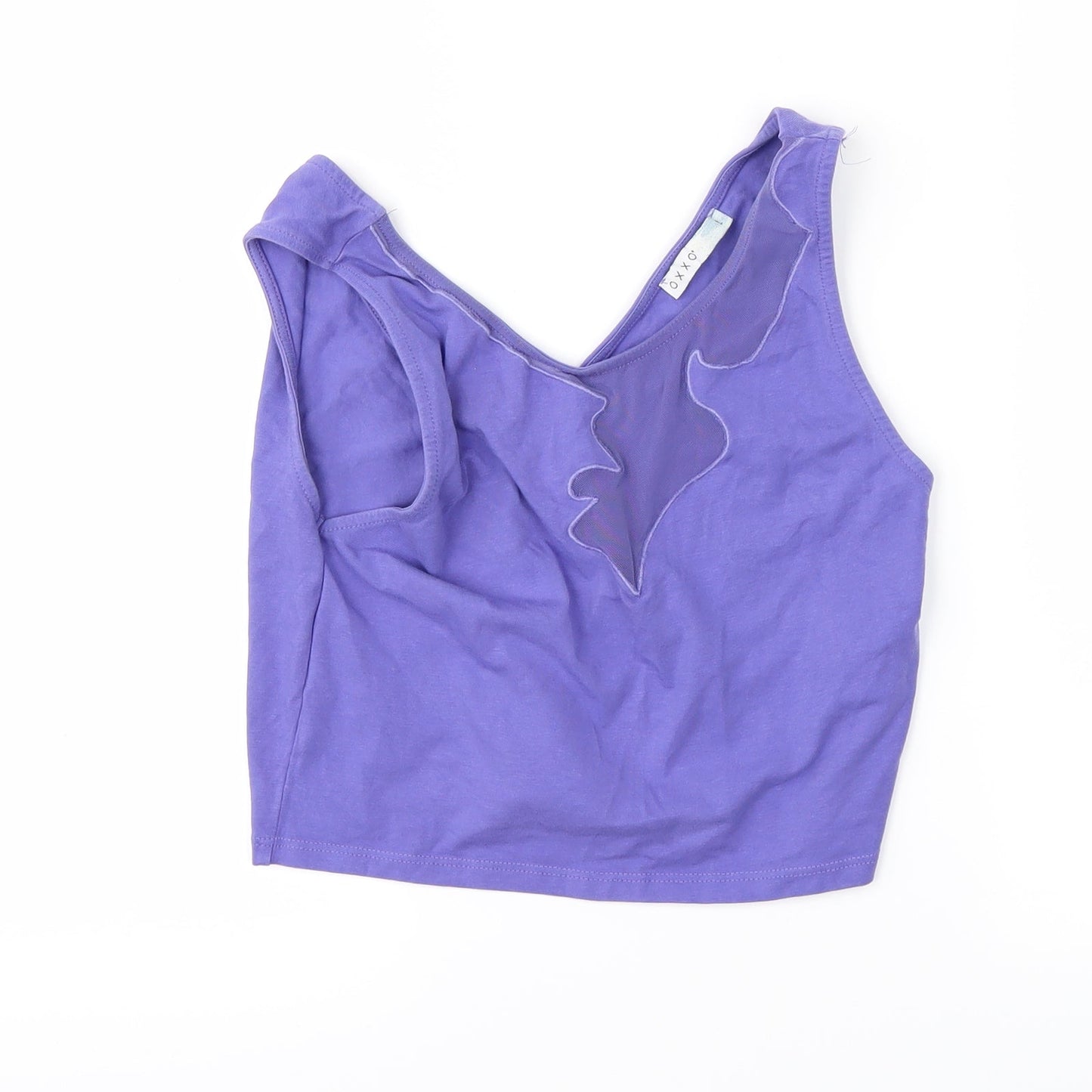 Oxxo Girls Purple   Basic T-Shirt Size L