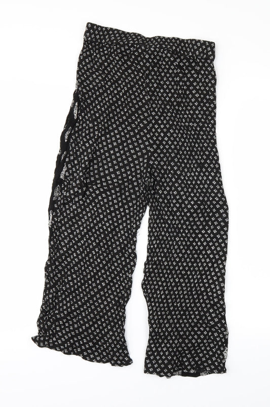akas Womens Black   Trousers  Size 10 L20 in