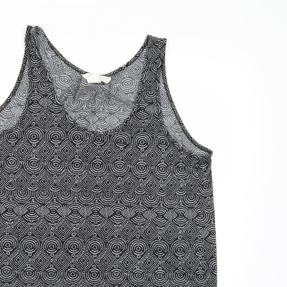 H&M Womens Black Geometric  Camisole Tank Size S