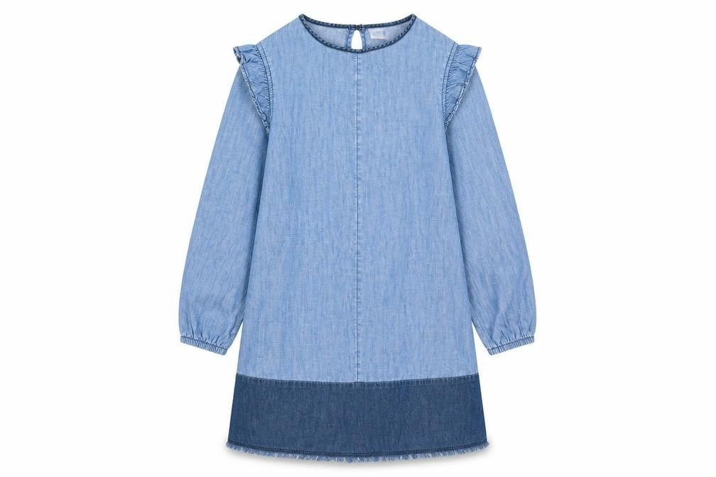 Next Girls Blue  Denim A-Line  Size 11 Years