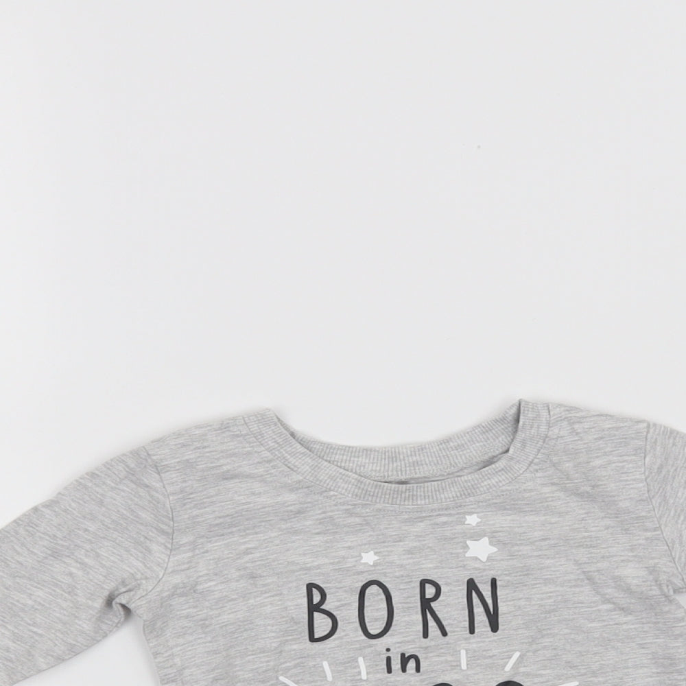 George Baby Grey   Basic T-Shirt Size 3-6 Months