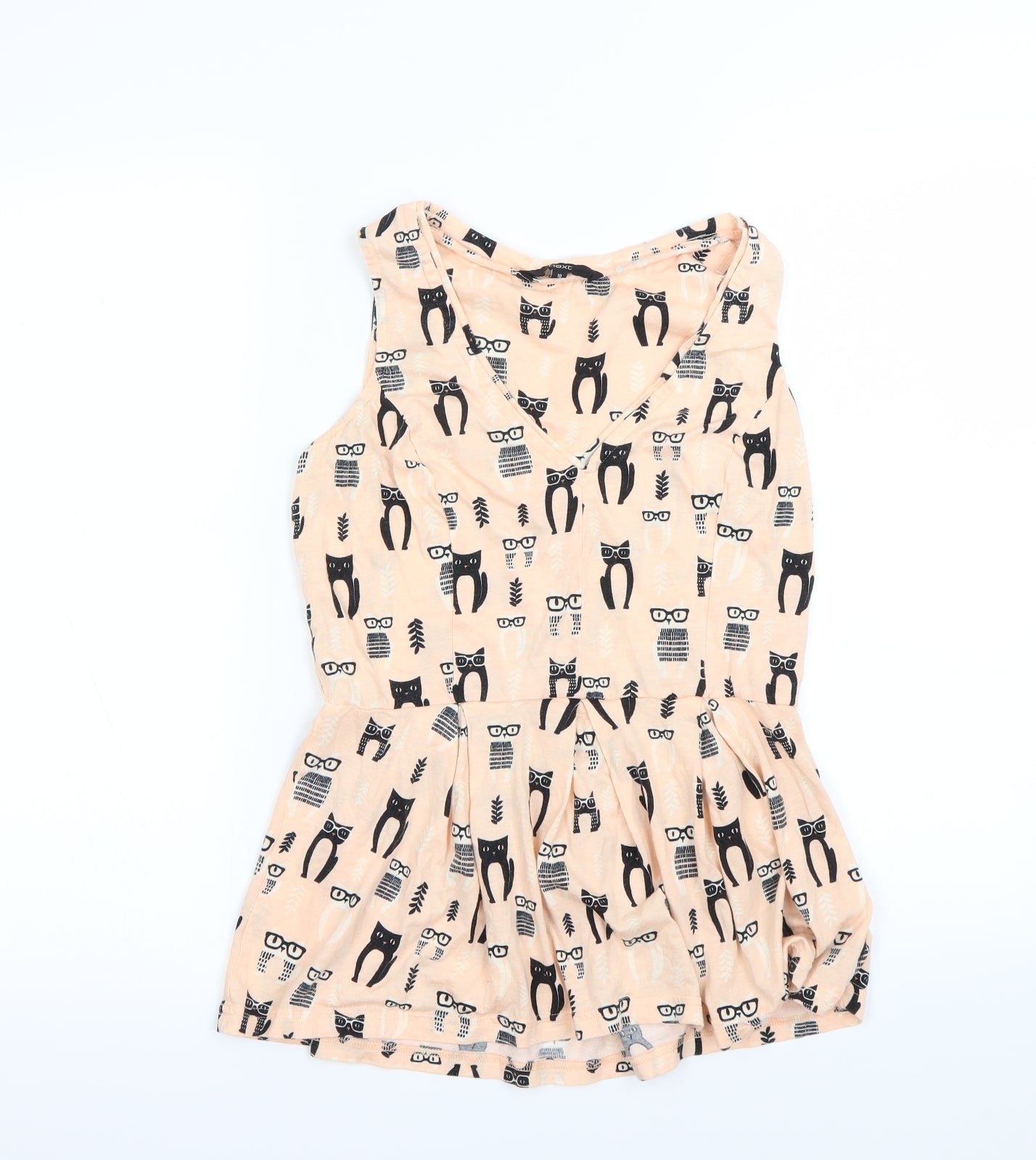 Next  Womens Pink Animal Print  Basic Tank Size 10