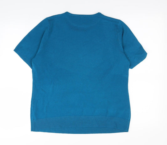 preworn  Womens Blue   Pullover Jumper Size 14