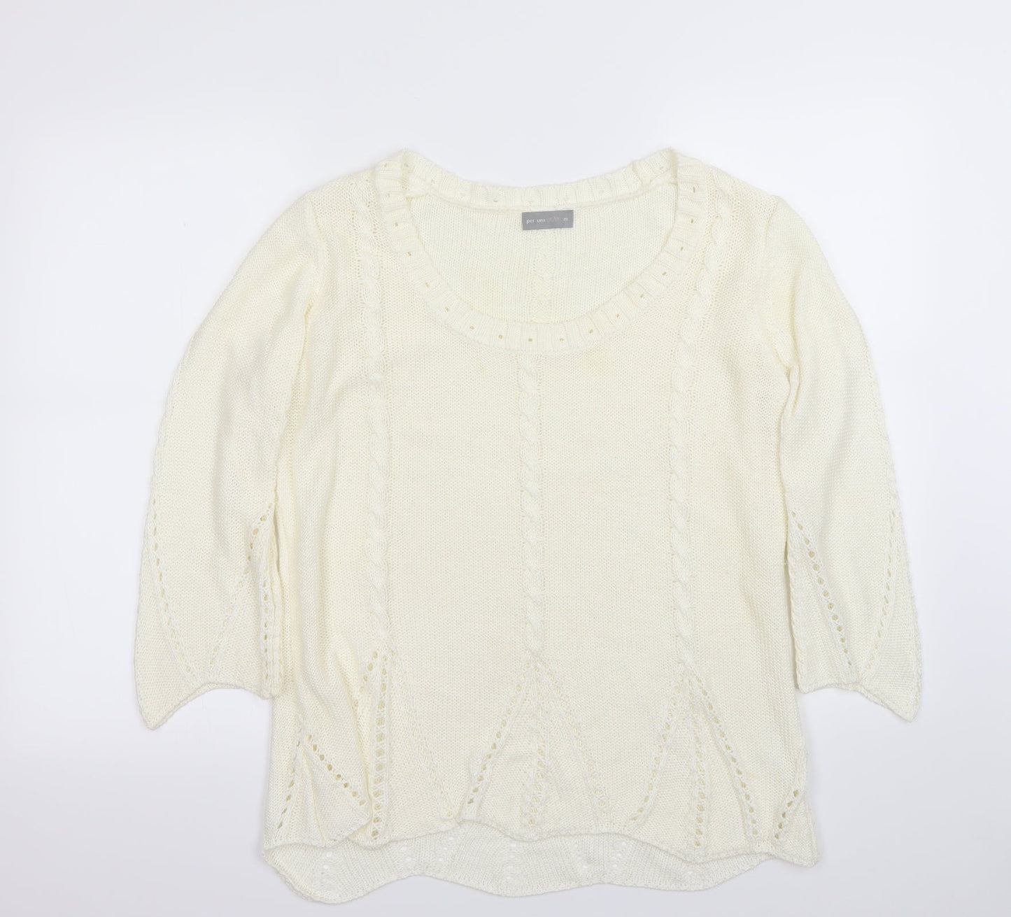 Per Una Womens Ivory   Pullover Jumper Size M