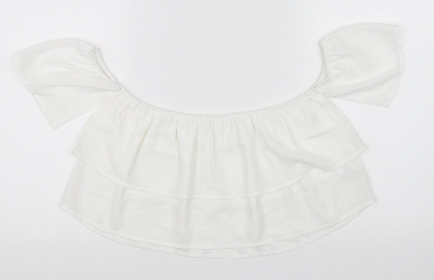 SheIn Girls White   Basic Blouse Size 11-12 Years