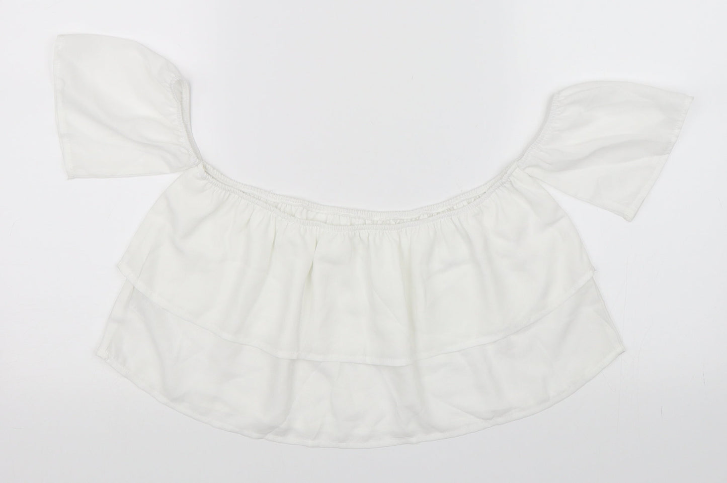 SheIn Girls White   Basic Blouse Size 11-12 Years