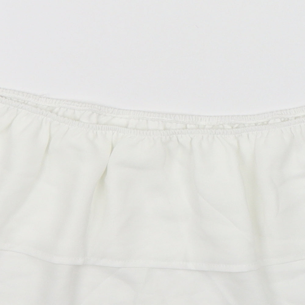 SheIn Girls White   Basic Blouse Size 11-12 Years