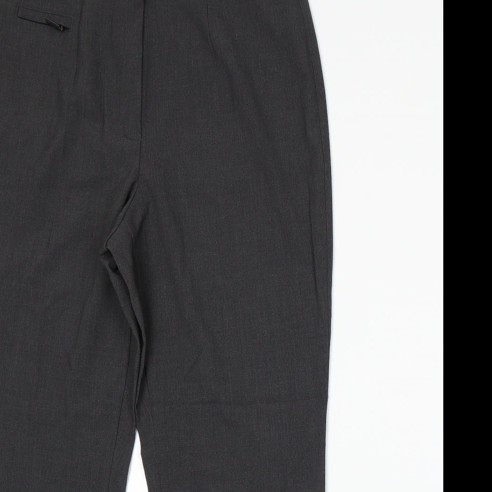 Marks and Spencer Womens Grey   Trousers  Size 14 L26 in