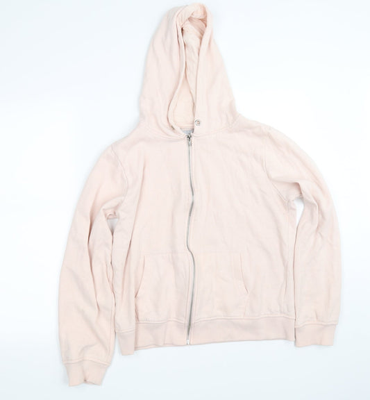 Miso Womens Pink   Pullover Hoodie Size L