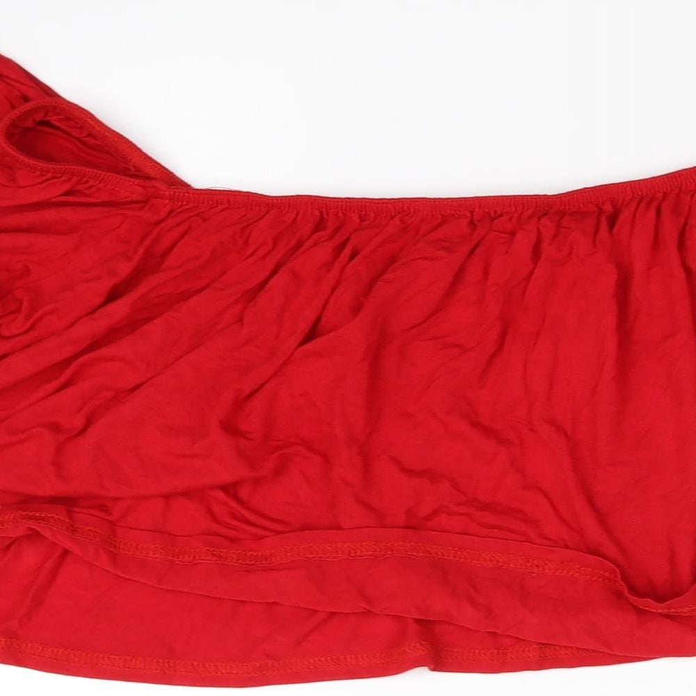 blue vanulla Womens Red   Basic Blouse Size 12