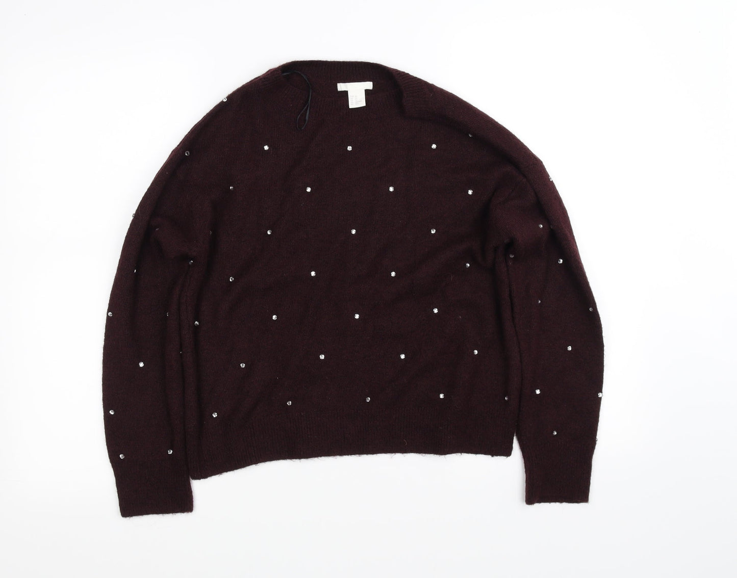 H&M Womens Purple   Pullover Jumper Size XS