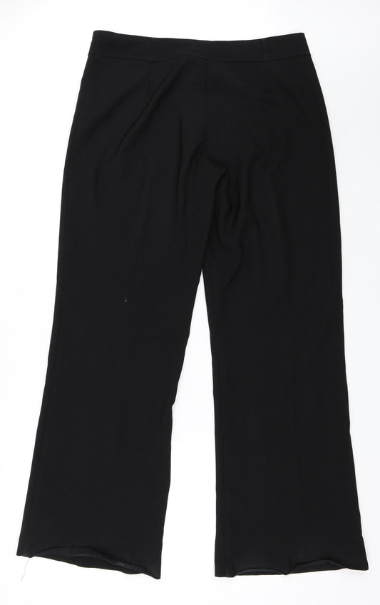 Evie Womens Black   Trousers  Size 14 L31 in