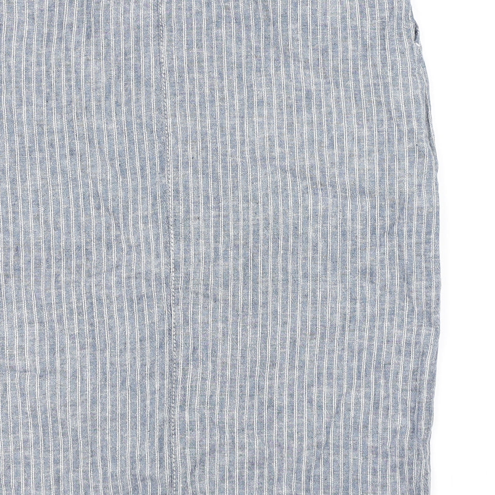 Bonmarché Womens Blue   Straight & Pencil Skirt Size 10