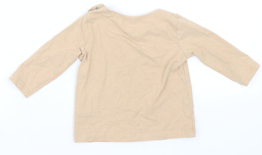 NEXT Girls Beige   Basic T-Shirt Size 3-6 Months