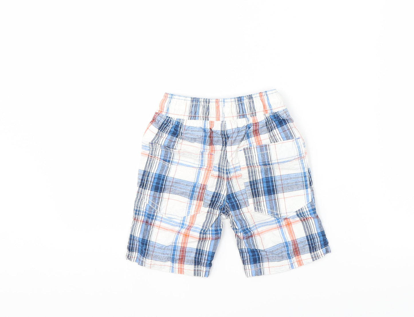 NEXT Boys White Check  Bermuda Shorts Size 3 Years
