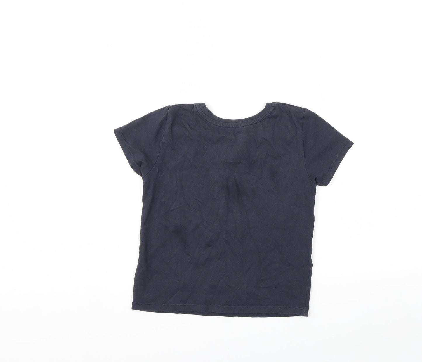 Primark Girls Grey   Basic T-Shirt Size 3-4 Years