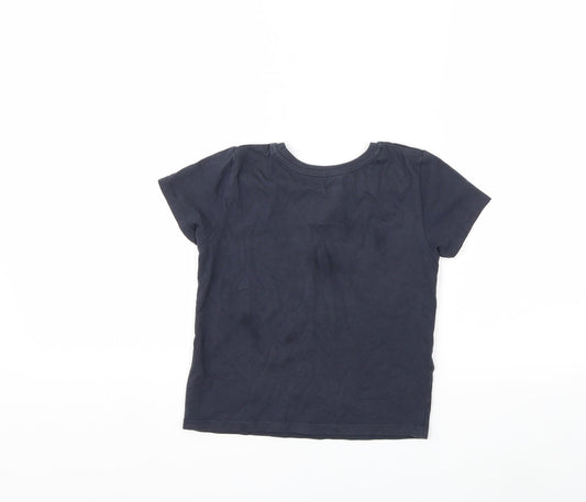 Primark Girls Grey   Basic T-Shirt Size 3-4 Years