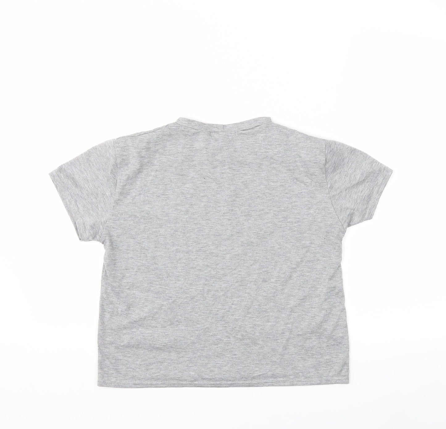 In the Style Womens Grey   Basic T-Shirt Size 8