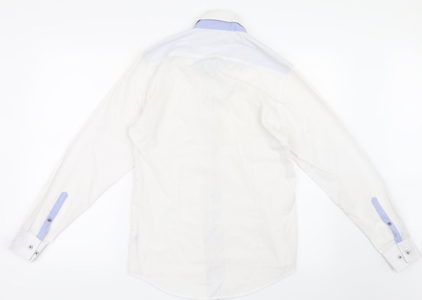 Twisted Soul Mens White    Button-Up Size S