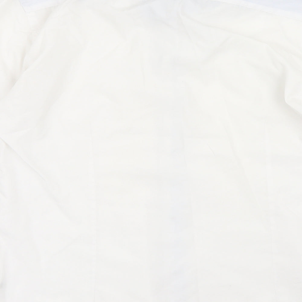 Twisted Soul Mens White    Button-Up Size S