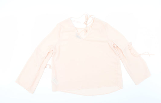 New Look Womens Orange   Tunic Blouse Size 14
