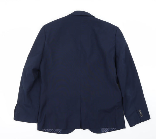 Preworn Mens Blue   Jacket Blazer Size 42