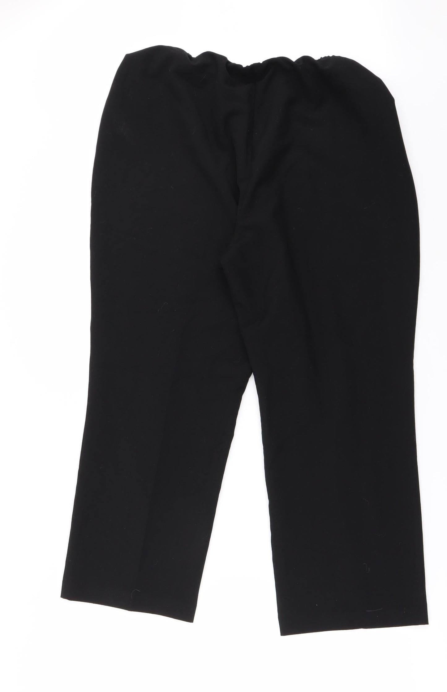 BM Womens Black   Trousers  Size 18 L21 in