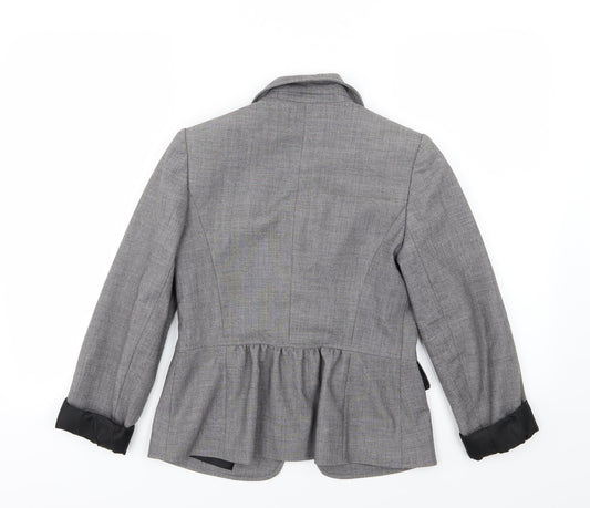 Dorothy Perkins Womens Grey   Jacket Blazer Size 6